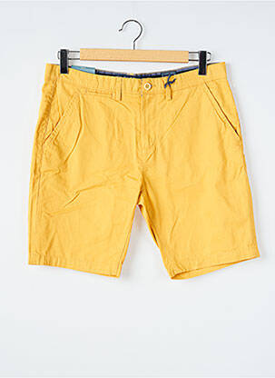 Short tissage popeline taille normale jaune HAZE&FINN homme