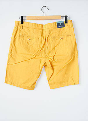 Short tissage popeline taille normale jaune HAZE&FINN homme