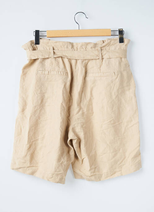 Short fermeture zippée sous rabat boutonné taille haute beige TOM TAILOR homme