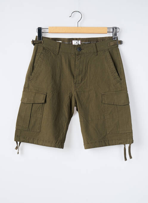 Bermuda multipoches taille normale vert JACK & JONES homme