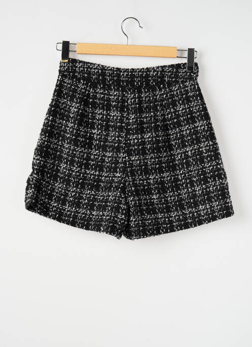 Short taille à pinces taille haute noir ONLY UNIQUE femme