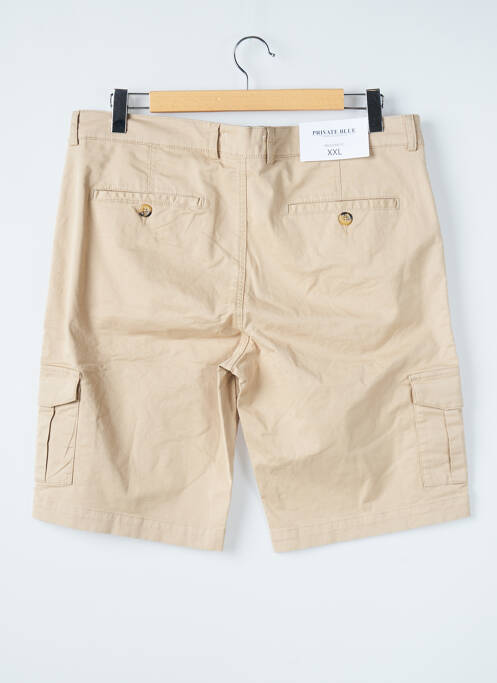Bermuda beige PRIVATE BLUE pour homme
