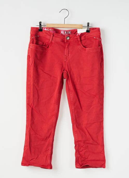 Pantacourt rouge STREET ONE pour femme