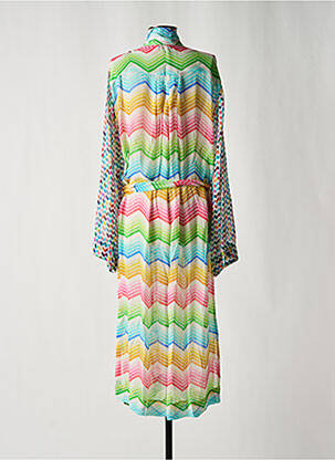 Veste kimono légère et transparente vert ME369 femme