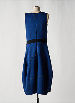 Robe mi-longue sans manche sans manche bleu ELISA CAVALETTI femme