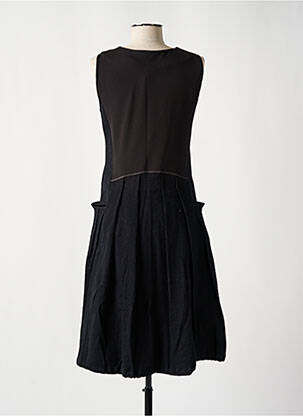 Robe mi-longue sans manche sans manche noir CREA CONCEPT femme