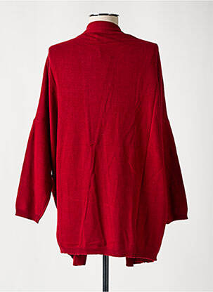 Gilet manches longues resserrée sur le bas rouge VICOLO TRIVELLI femme