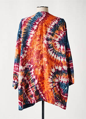 Veste kimono manches longues orange CHARLIE JOE femme