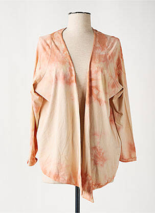 Veste casual coupe droite orange MAEVY femme