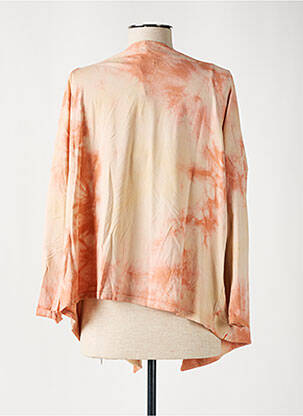 Veste casual coupe droite orange MAEVY femme