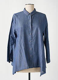 Chemisier manches longues manches longues bleu SUNDAY SAINT-TROPEZ femme