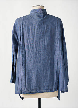 Chemisier manches longues manches longues bleu SUNDAY SAINT-TROPEZ femme