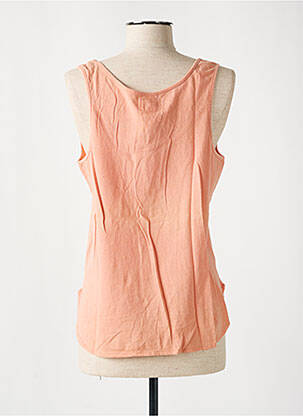 Débardeur coupe droite sans manche orange MAEVY femme