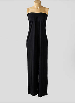 Combi-pantalon poches sans manche noir MAEVY femme