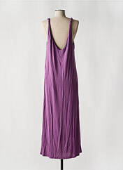 Robe longue violet MAEVY pour femme seconde vue