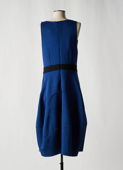 Robe mi-longue sans manche sans manche bleu ELISA CAVALETTI femme