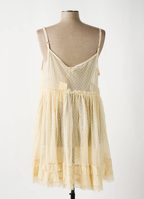 Robe courte beige NADIR pour femme