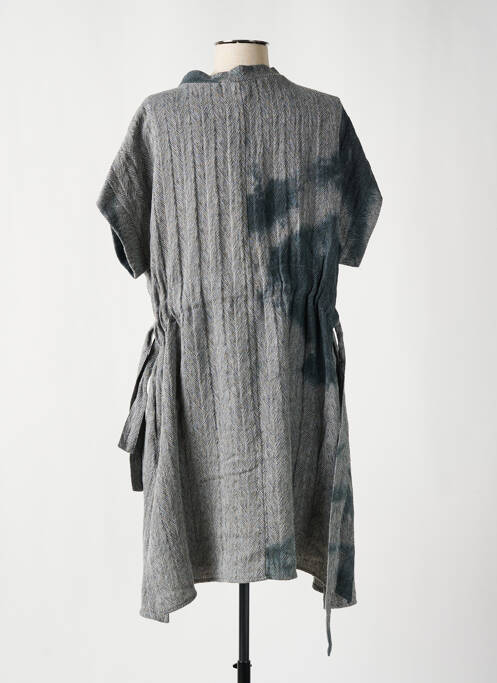 Robe mi-longue gris KEDZIOREK pour femme