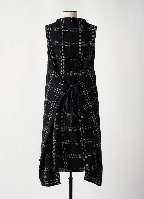 Robe mi-longue noir MAY HSU pour femme