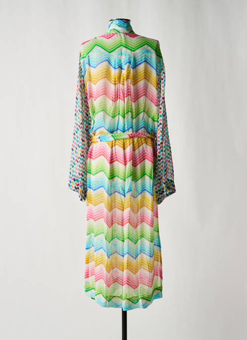 Veste kimono vert ME369 pour femme