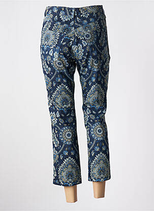 Pantacourt coupe droite bleu CHARLIE JOE femme