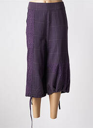 Pantacourt poches violet MAIS IL EST OU LE SOLEIL femme