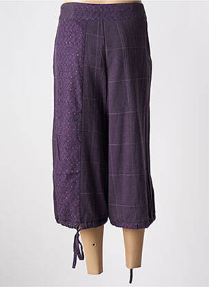 Pantacourt poches violet MAIS IL EST OU LE SOLEIL femme