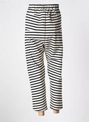 Pantalon 7/8 blanc URBAN BY ALEMBIKA pour femme seconde vue