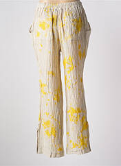 Pantalon droit beige LUUKAA pour femme seconde vue