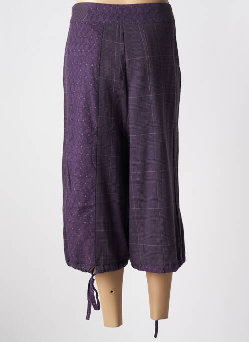 Pantacourt violet MAIS IL EST OU LE SOLEIL pour femme