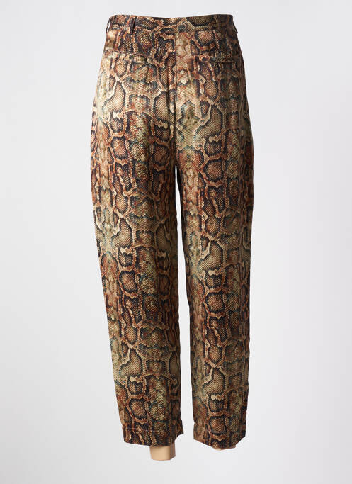 Pantalon 7/8 marron MAEVY pour femme