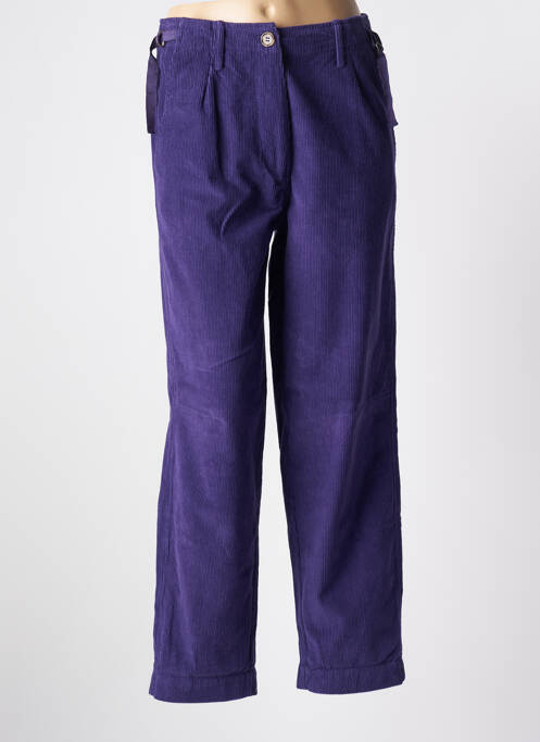 Pantalon droit violet CHARLIE JOE pour femme