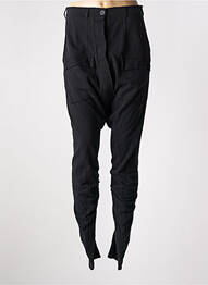 Sarouel stretch taille haute noir BLACK LABEL femme