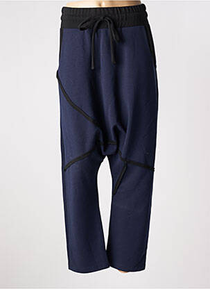 Sarouel stretch taille haute bleu CREA CONCEPT femme