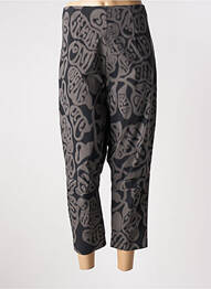 Sarouel stretch taille haute gris BLACK LABEL femme