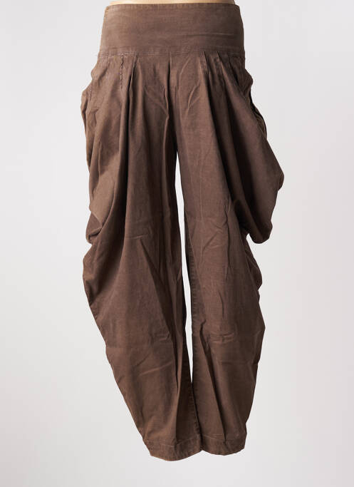 Pantalon droit marron JAYKO pour femme