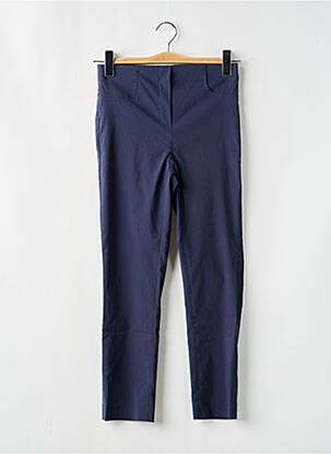 Jegging tissage popeline taille normale bleu LAUREN VIDAL femme