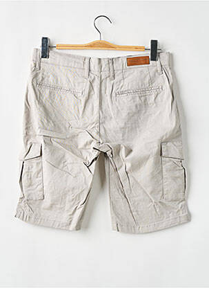 Bermuda stretch taille normale gris BRUCE & BUTLER  homme