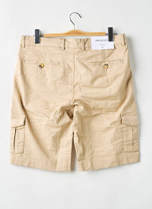 Bermuda beige PRIVATE BLUE pour homme