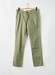 Pantalon chino stretch vert JACK & JONES homme