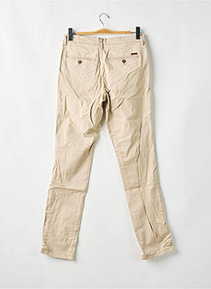 Pantalon chino stretch beige clair JACK & JONES homme