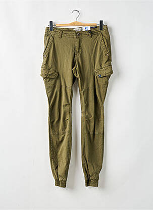 Pantalon cargo taille ajustable taille normale vert GARCIA homme