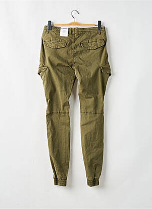 Pantalon cargo stretch taille normale vert GARCIA homme