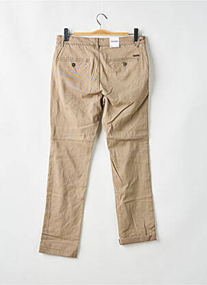 Pantalon chino tissage popeline taille normale beige JACK & JONES homme