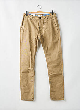 Pantalon chino stretch taille normale beige TOM TAILOR homme