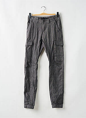 Pantalon cargo poches taille normale gris JACK & JONES homme
