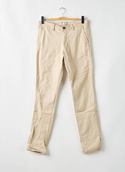 Pantalon chino beige clair JACK & JONES pour homme