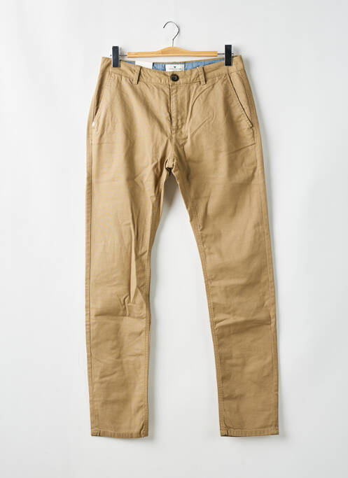 Pantalon chino beige TOM TAILOR pour homme