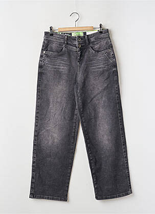 Jeans coupe droite stretch taille basse noir STREET ONE femme