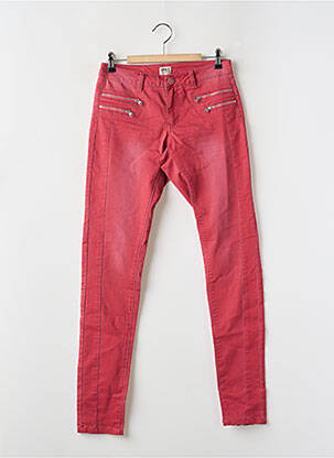 Jeans coupe slim taille basse taille basse rouge ONLY femme